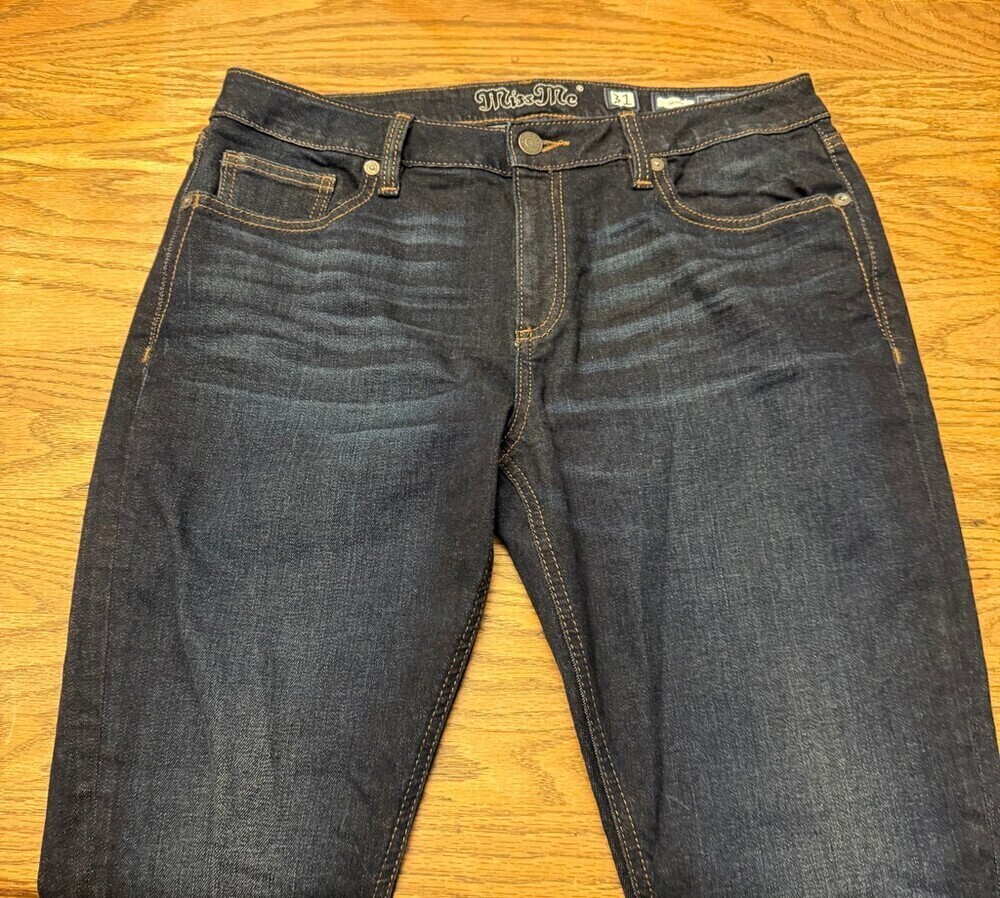 Miss Me Jeans Womens Size 31 Dark Wash Skinny Sequin Pockets - Picture 12 of 12